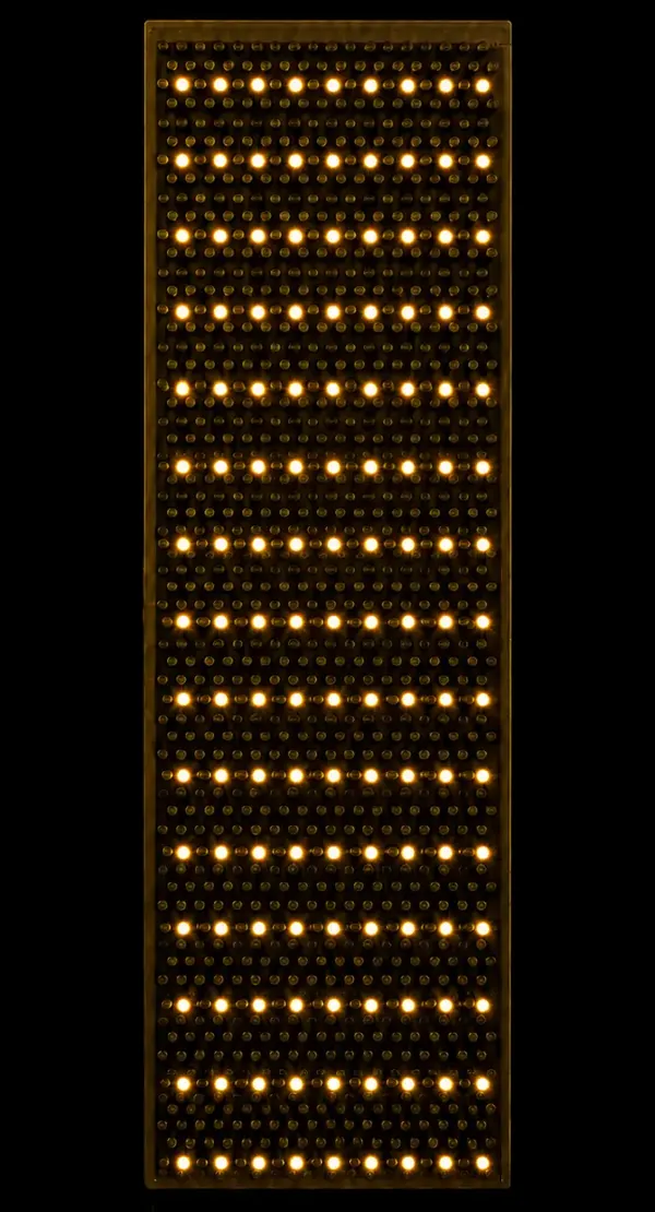NrG Light Phoenix panel displaying the 590 nm yellow channel