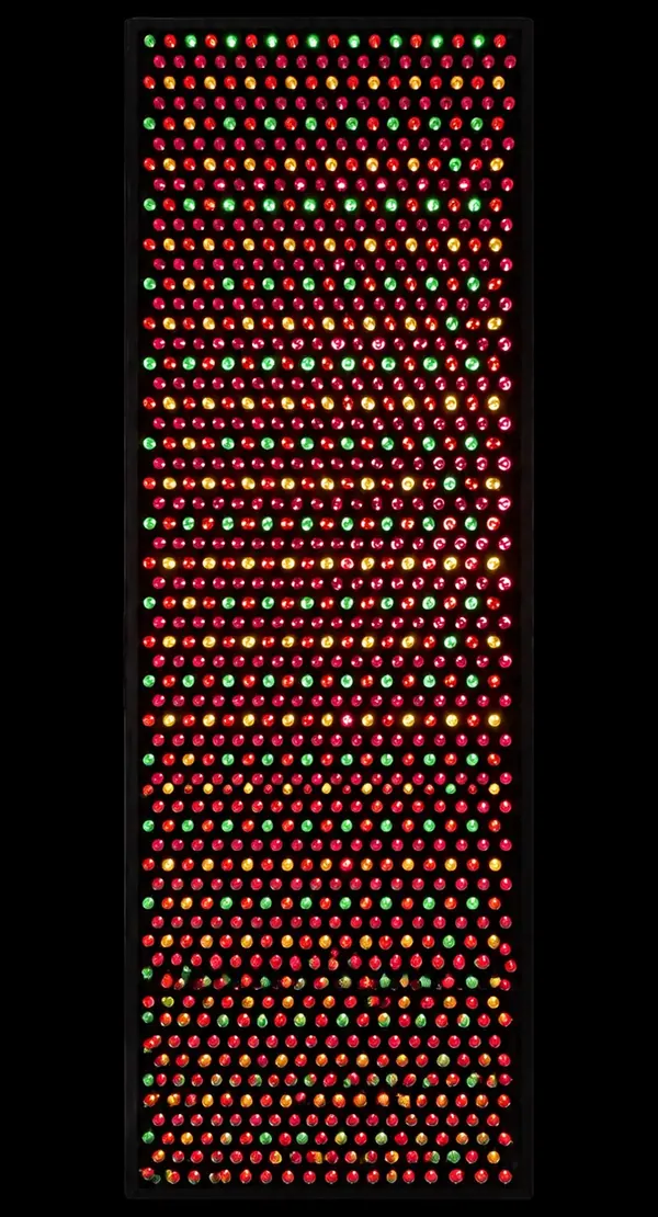 NrG Light Phoenix panel illuminated with all nine wavelength channels