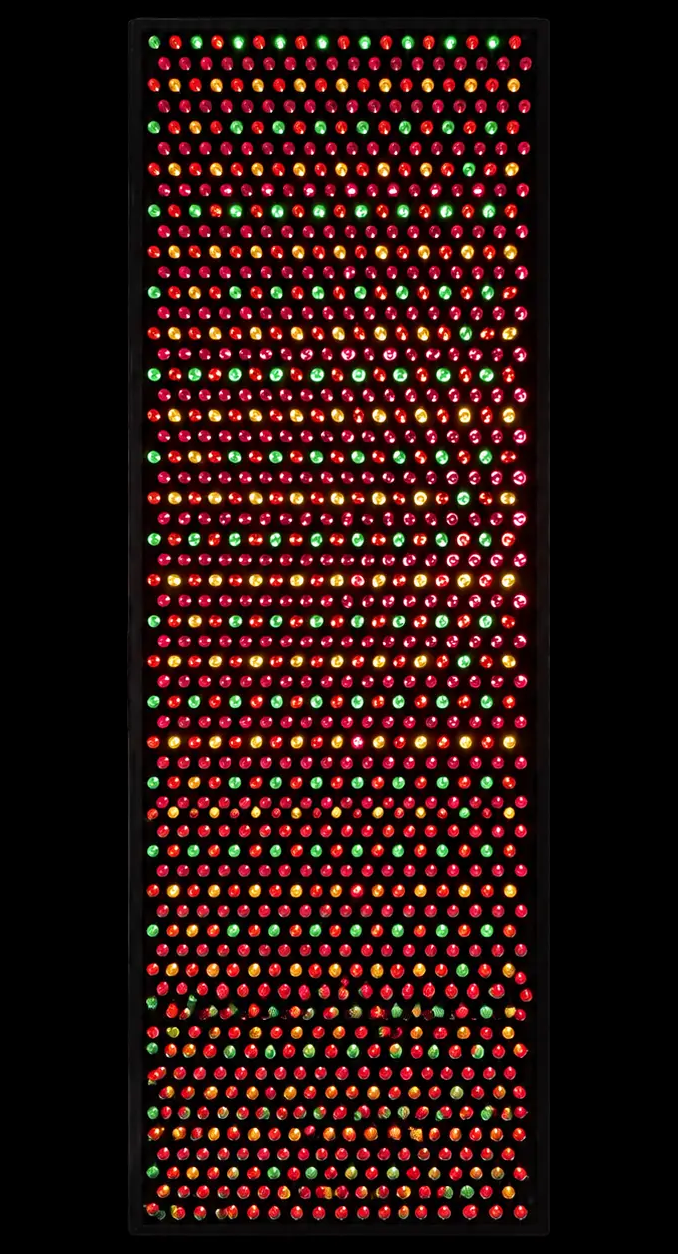 NrG Phoenix panel illuminated with all nine wavelength channels