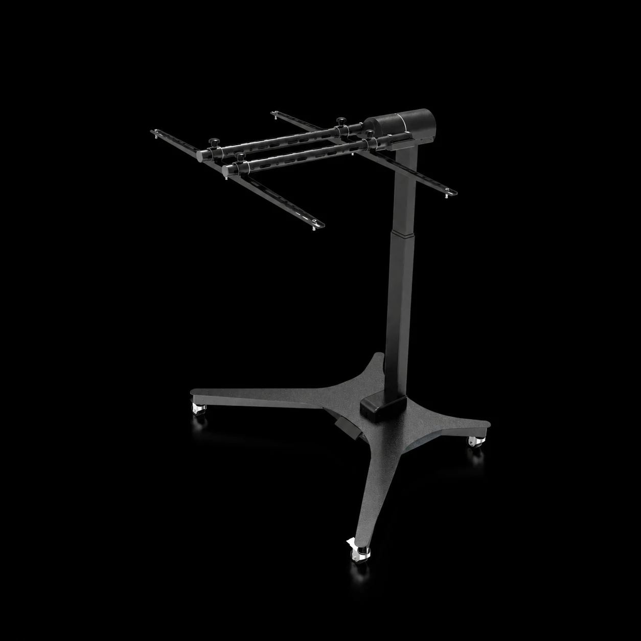 Black NrG Light MS2000-B motorized stand without a panel